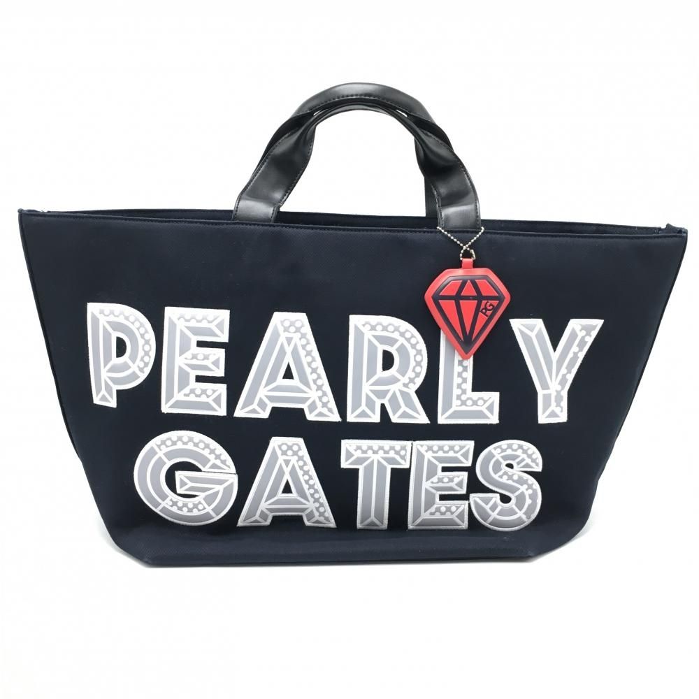 PEARLY GATES ネイビー　 トートバッグ（used） 中古 パーリーゲイツ PEARLY GATES トート型ボストンバッグ
