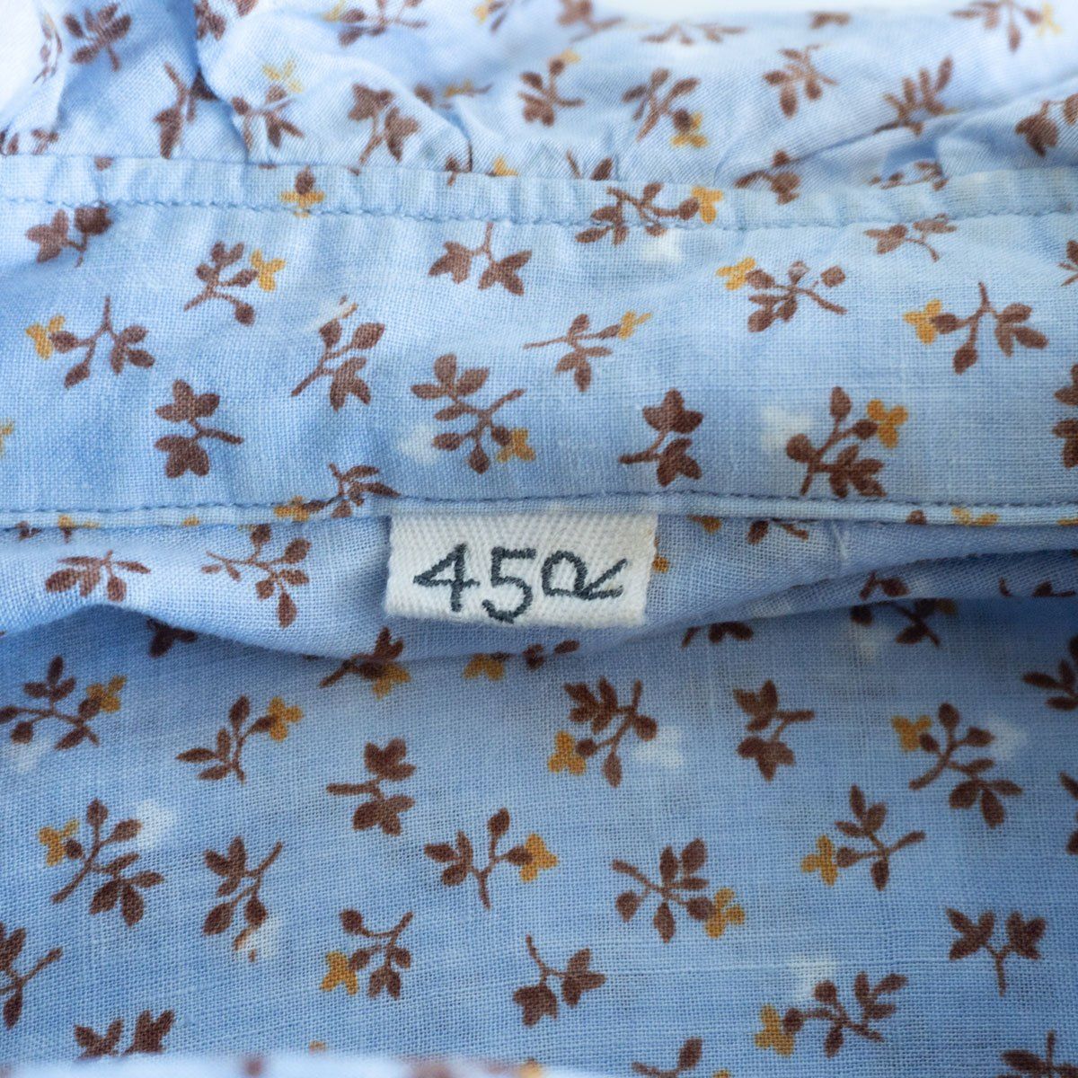 45R 雲間草プリントのフリルブラウス 45rpm 【公式通販】