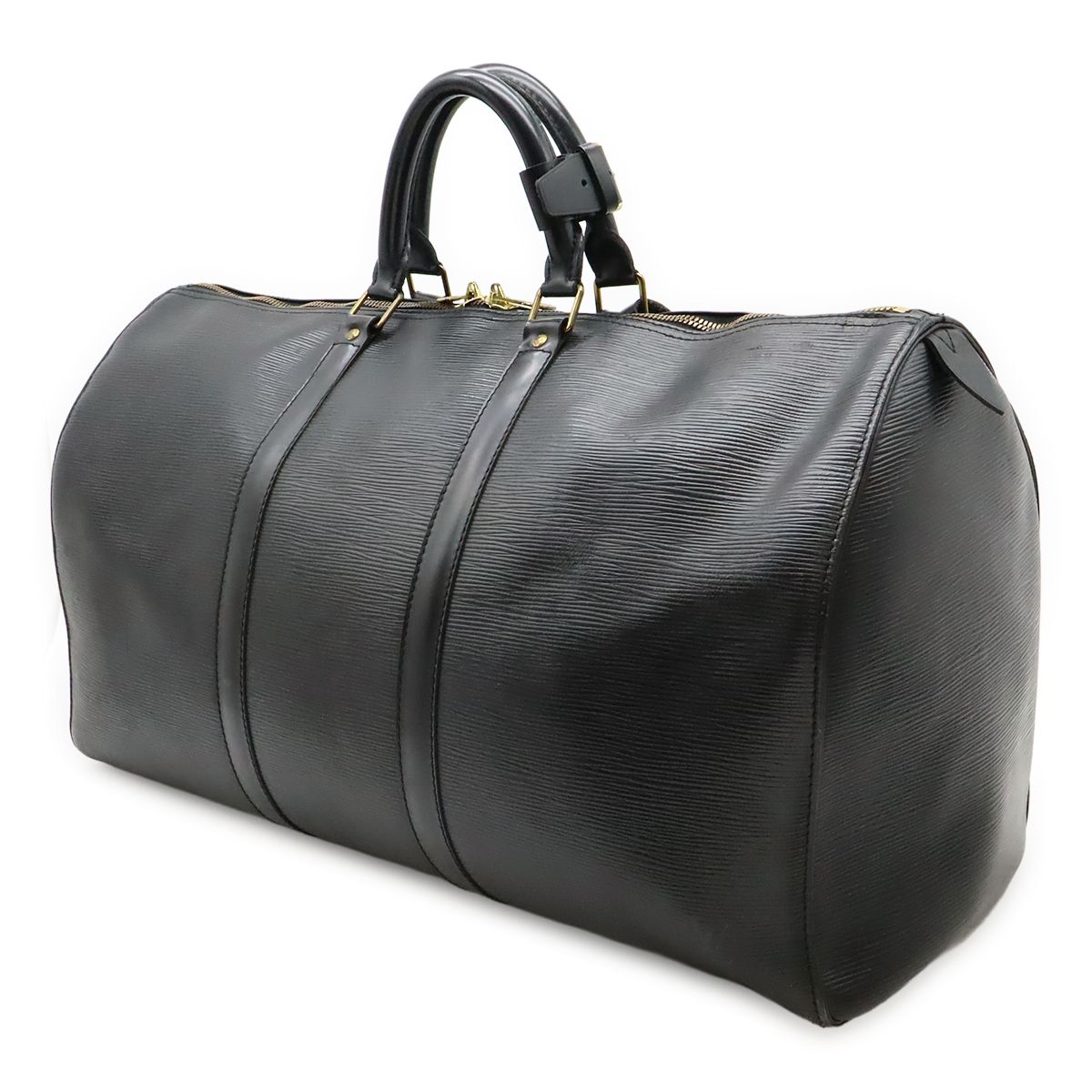 ルイヴィトン　キーポル50 エピ　ノワール　ボストンバッグ LOUIS VUITTON ルイ ヴィトン エピ キーポル50 ボストンバッグ