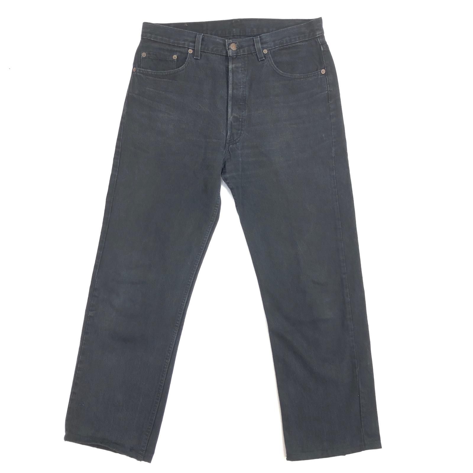 物流センター Levi s | リーバイス デニムパンツ 90年代 501 ストレート 後染め ブラック 107