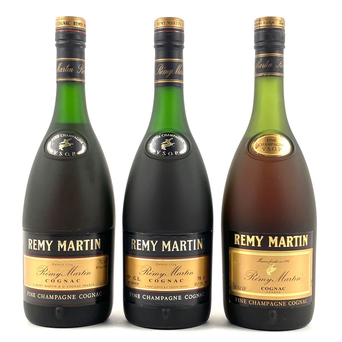 レミー マルタン。コニャック・VSOP。3本のミニボトル。【アルコール40