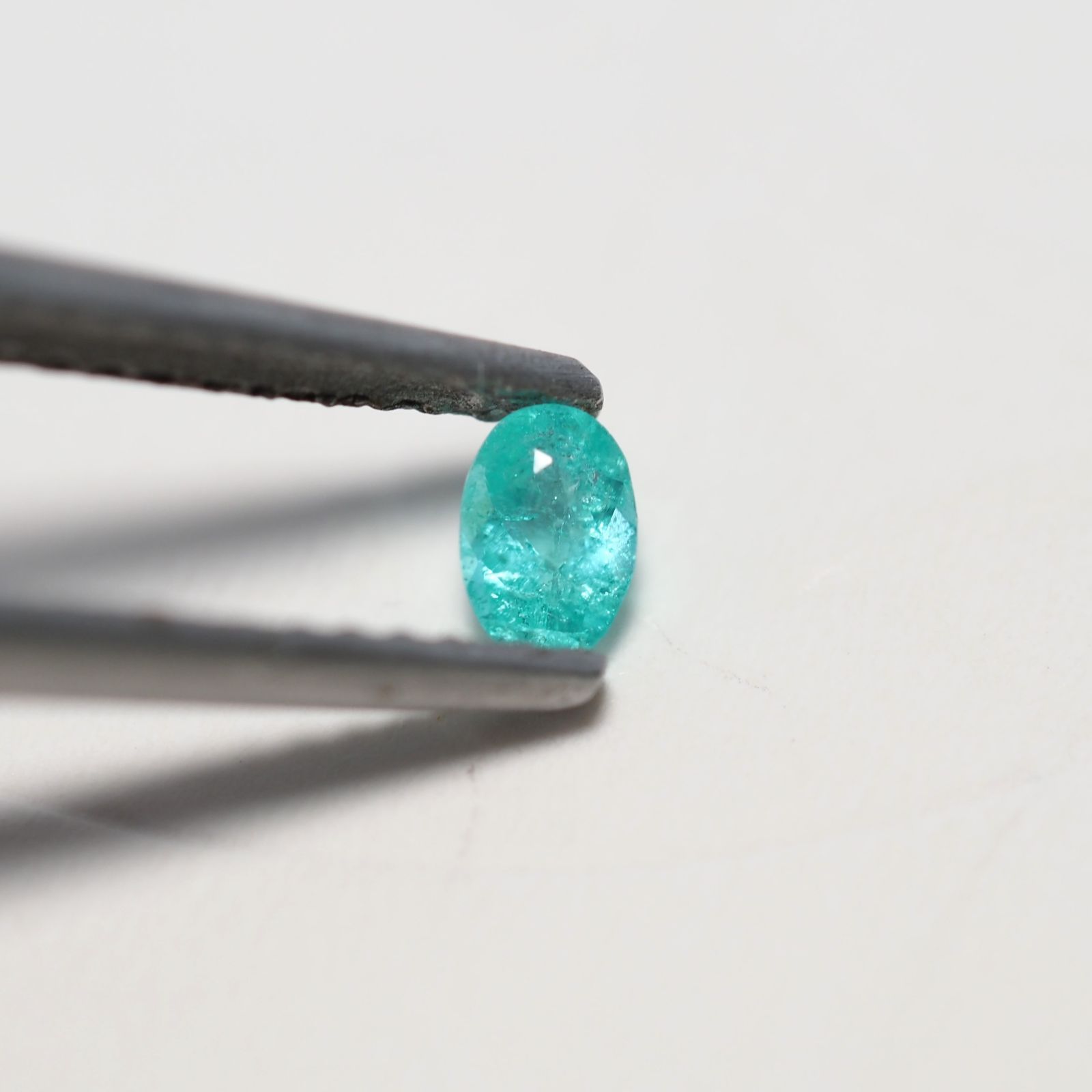 パライバトルマリン ブラジル産 0.088ct リング k10 オーダー f-7