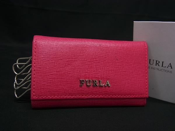 新品未使用　FURLA　ピンク　キーケース 新品未使用♡FURLA フルラレザー キーケース - メルカリ