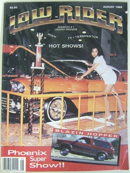 US版 ローライダーマガジン 1989年8月号 Vintage Lowrider Magazine USA August 1989 絶版 ビンテージ 輸入雑誌 自動車雑誌 カーマガジン カスタムカー 自動車 雑誌 カスタム 改造 ペイント アメ車