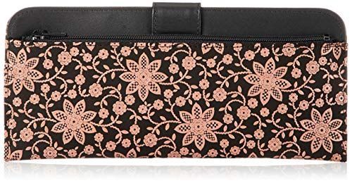 印傳屋 印伝 2107 薄型長財布 黒地／ピンク漆 クレマチス 最安価格 - 財布、帽子、ファッション小物