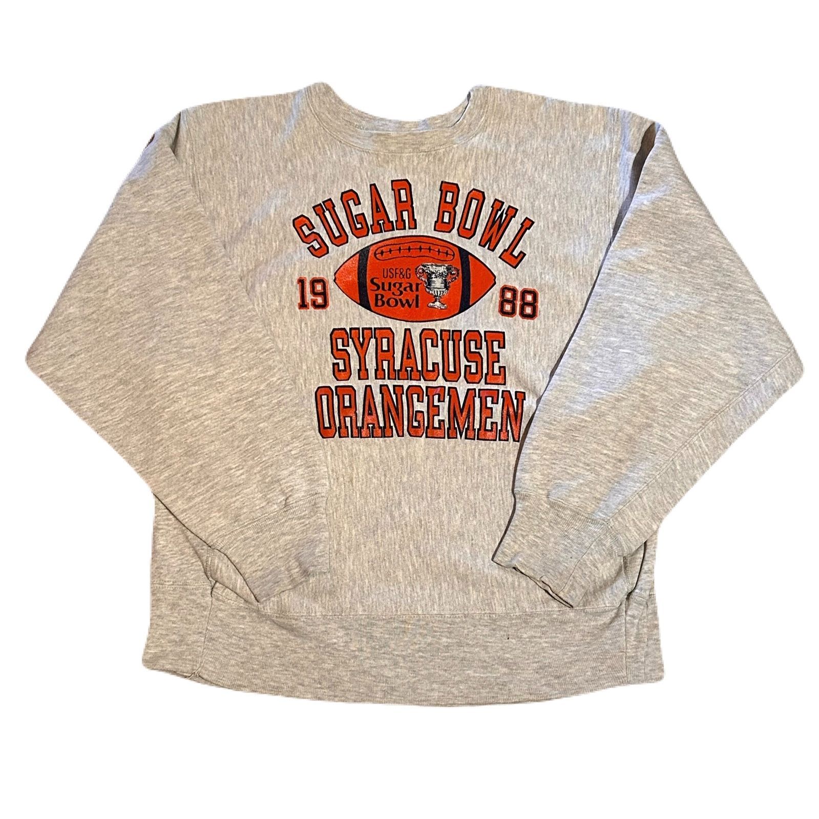 80s Champion Reverse Weave Warmup “1988 SUGER BOWL” SYRACUSE 