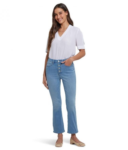 【送料無料】 エヌワイディージェイ レディース デニムパンツ ボトムス Billie Mini Bootcut Ankle Jean in Salamanca Sun Salamanca Sun