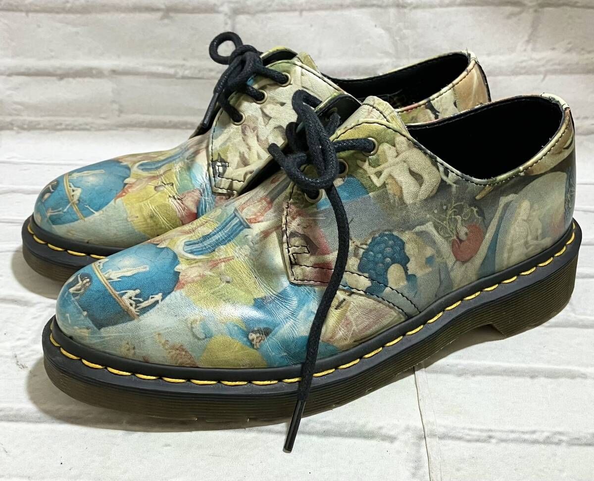 Dr.Martens | ドクターマーチン | ドレスシューズ|UK6 | レザー | ダントニオ | 絵画柄 | ブーツ | スニーカー | ブラック | カーキ