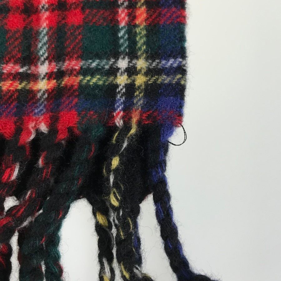 グッチ GUCCI チェック 柄 597530 レッド ブラック グリーン ウール  