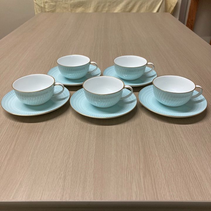 ノリタケ ダイヤモンドコレクション カップ＆ソーサー 5客セット 