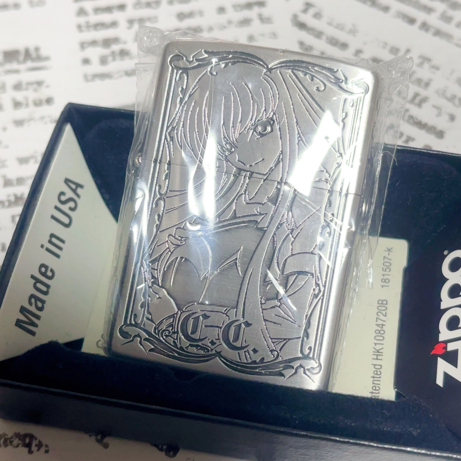 zippo コードギアス 反逆のルルーシュ C.C. シルバー ライターケース 