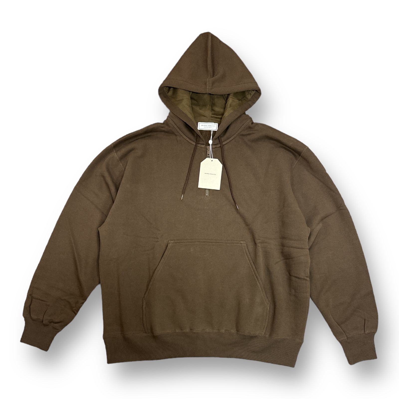 定価28600円 新品 UNIVERSAL PRODUCTS YAAH HALF ZIP SWEAT HOODIE 