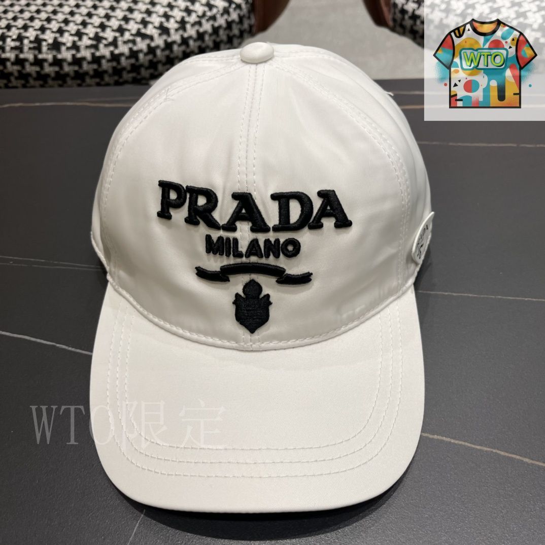 ⭐未使用級大きいサイズ⭐PRADA　ベースボールキャップ　ネイビー　刺繍 ⭐未使用級大きいサイズ⭐PRADA ベースボールキャップ ネイビー 刺繍
