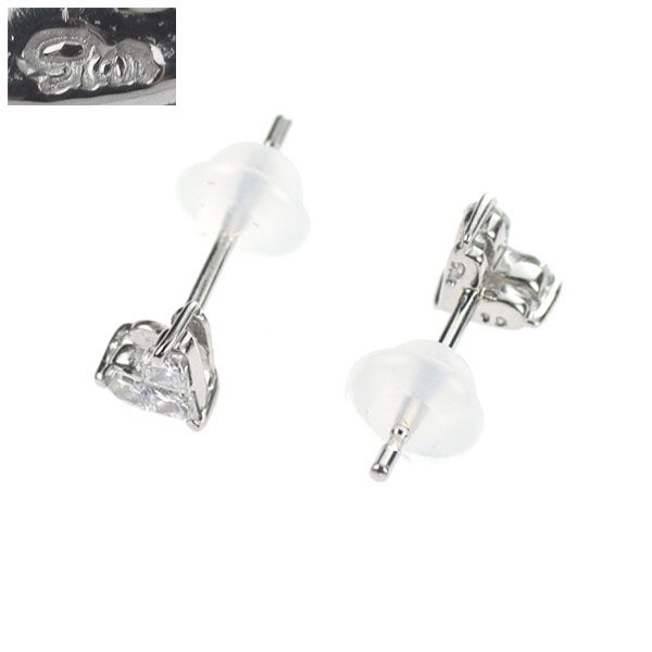 スタージュエリー Pt950 ダイヤモンド ピアス 0.20ct ミステリアス 