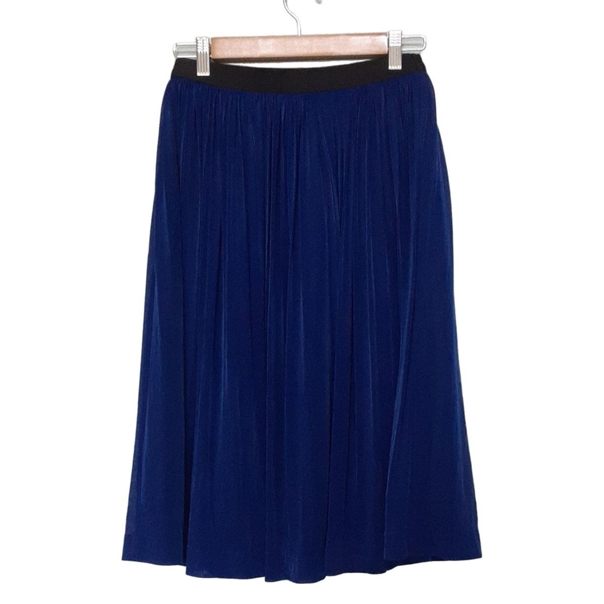 美品 ユナイテッドアローズ ロングスカート マキシ丈 日本製 ネイビー 38 UNITED ARROWS ユナイテッドアローズ green label relaxing