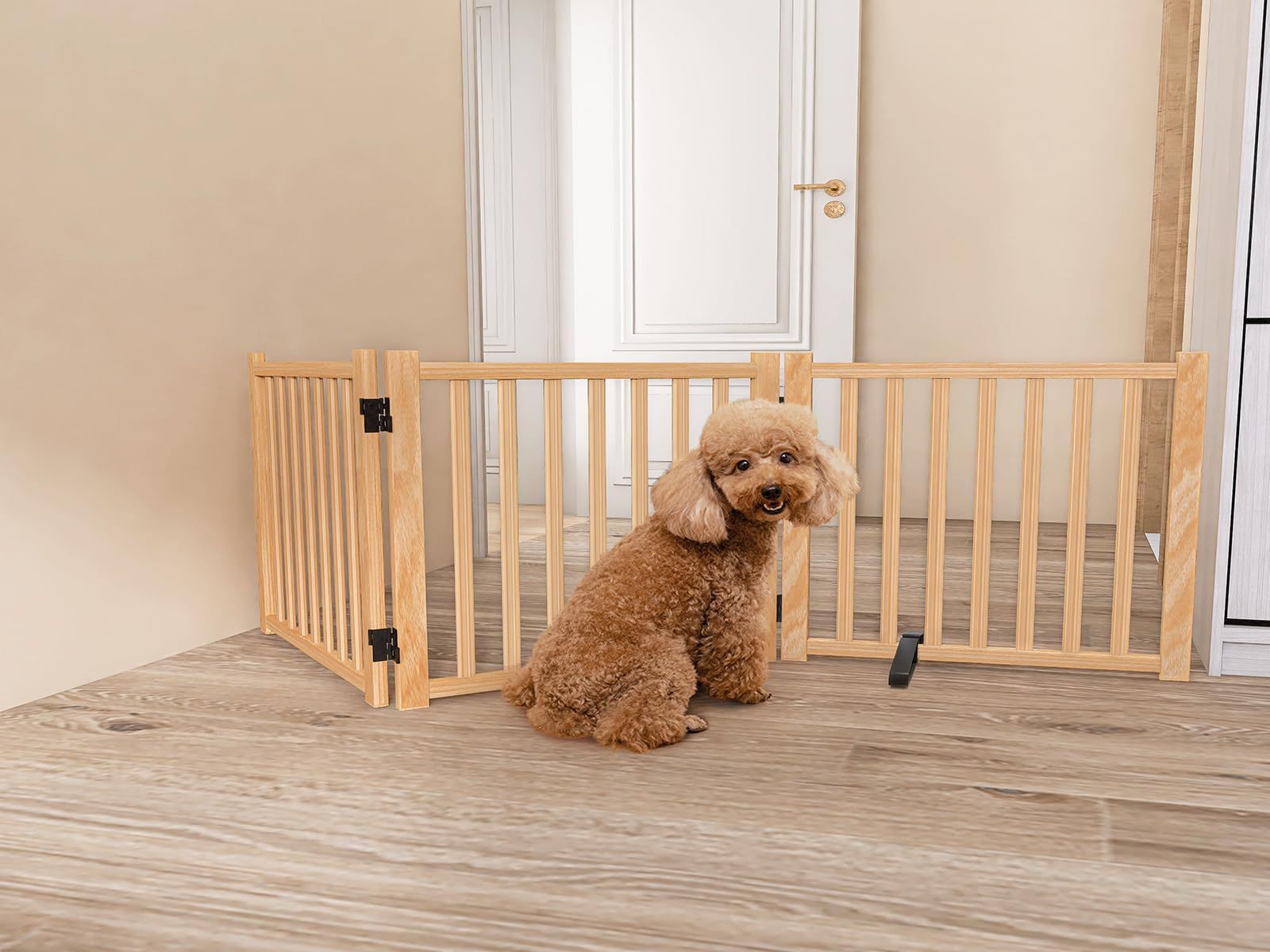 特価セール】ペットゲート 木製犬ゲート YOCAN ペットフェンス