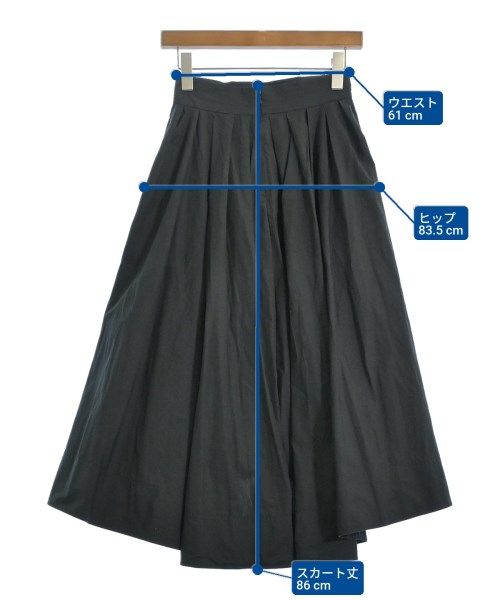 MADISON BLUE ひざ丈スカート 濃紺 0453525F0013 MADISONBLUE - 良品 MADISON BLUE マディソンブルー KNIT FLARE