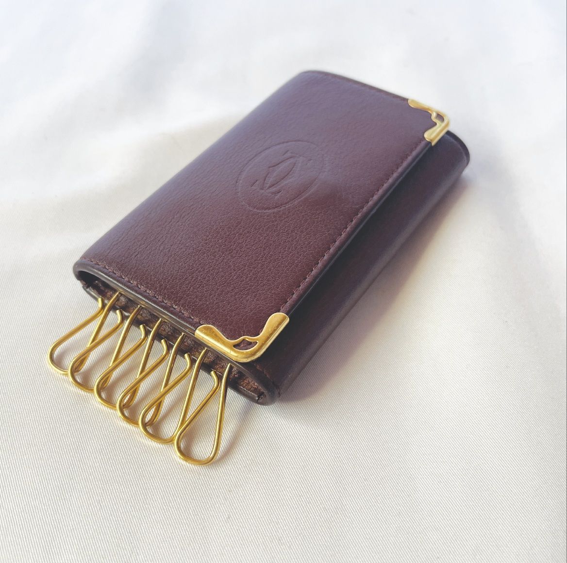 ✱Cartier カルティエ ✱6連キーケース ボルドー