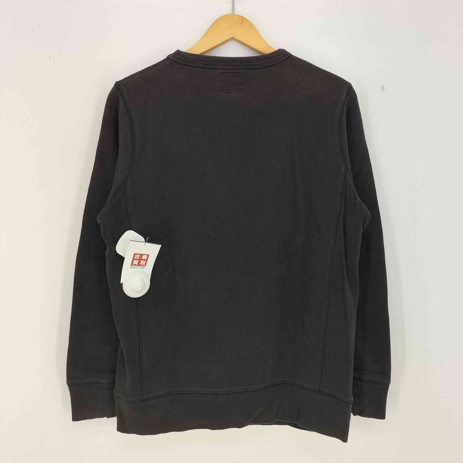 ステューシー Stussy フェルトロゴ 前Vガゼット クルーネックスウェット メンズ import S