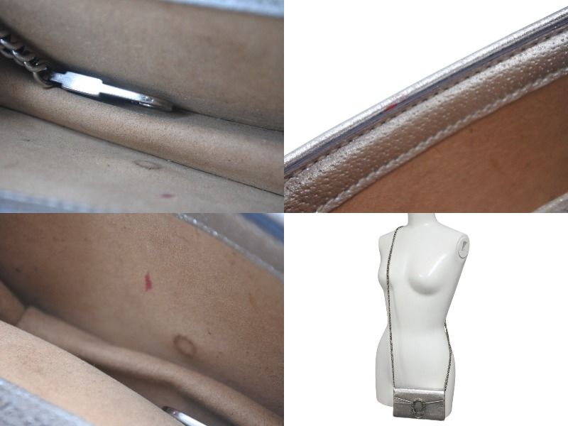 GUCCI グッチ チェーンショルダーバッグ デュオニソス 476432 レザー  