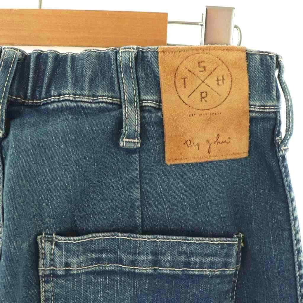 サート SURT ベイカーデニム パンツ ジーンズ ワイド S インディゴ /CX  