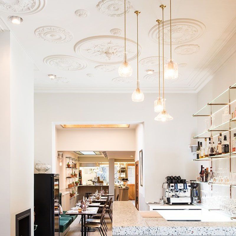 Blanc様　ヴィンテージ天井照明装飾ハンドメイドシーリングメダリオン　白 楽天市場】シーリングメダリオン シャンデリア装飾 ホワイト 白 天井用