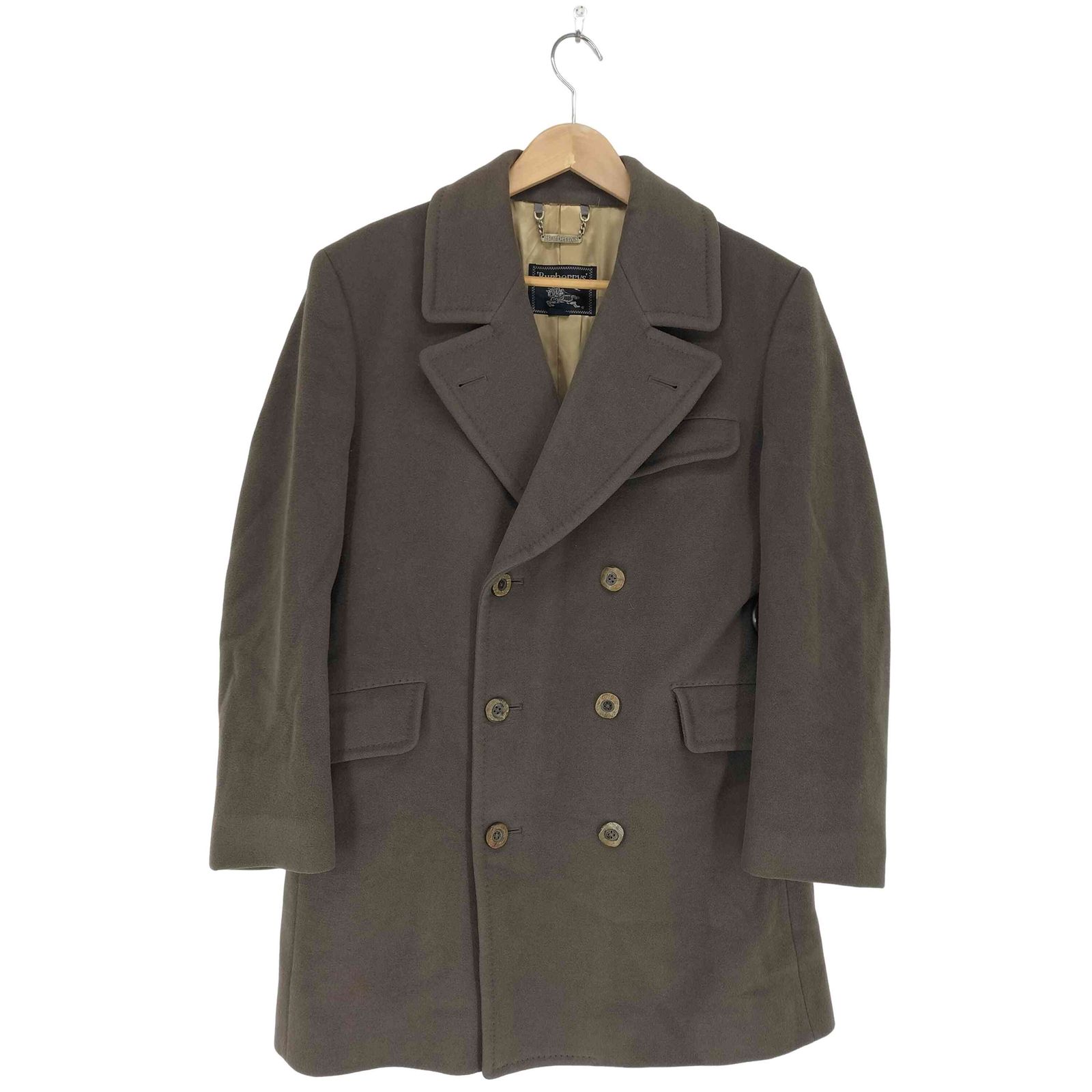 バーバリーズ BURBERRYS WOOL-CASHMERE ウールカシミヤダブルチェスターコート メンズ MEDIUM