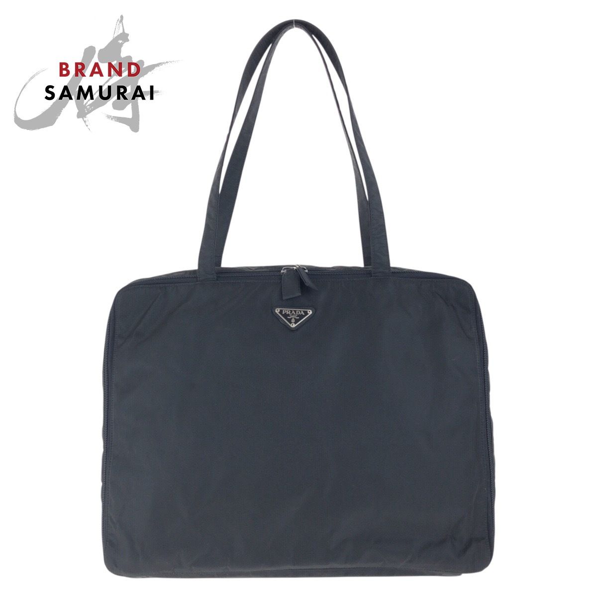 バーバリーブラックレーベル トートバッグ ビジネス カーキ ナイロン