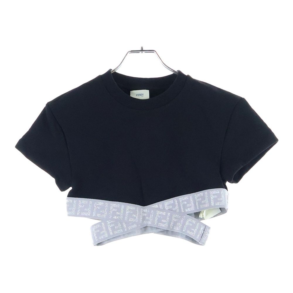 FENDI クロップド丈Tシャツ　Ｌ　美品 ウィメンズ デザイナー Tシャツ・スウェットシャツ | FENDI JP