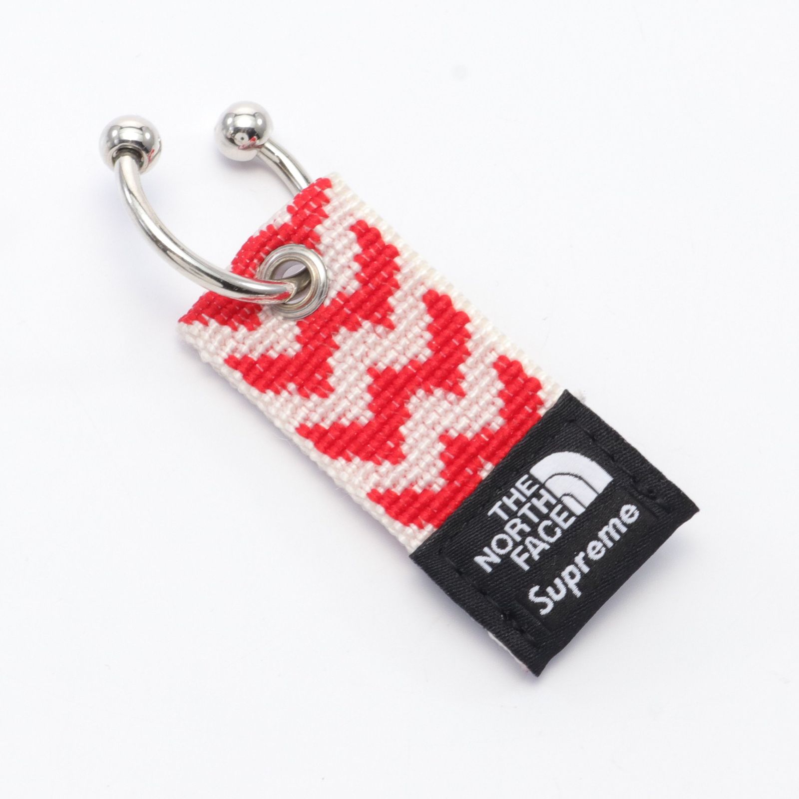 Bランク】Supreme × The North Face Woven Keychain バッグチャーム