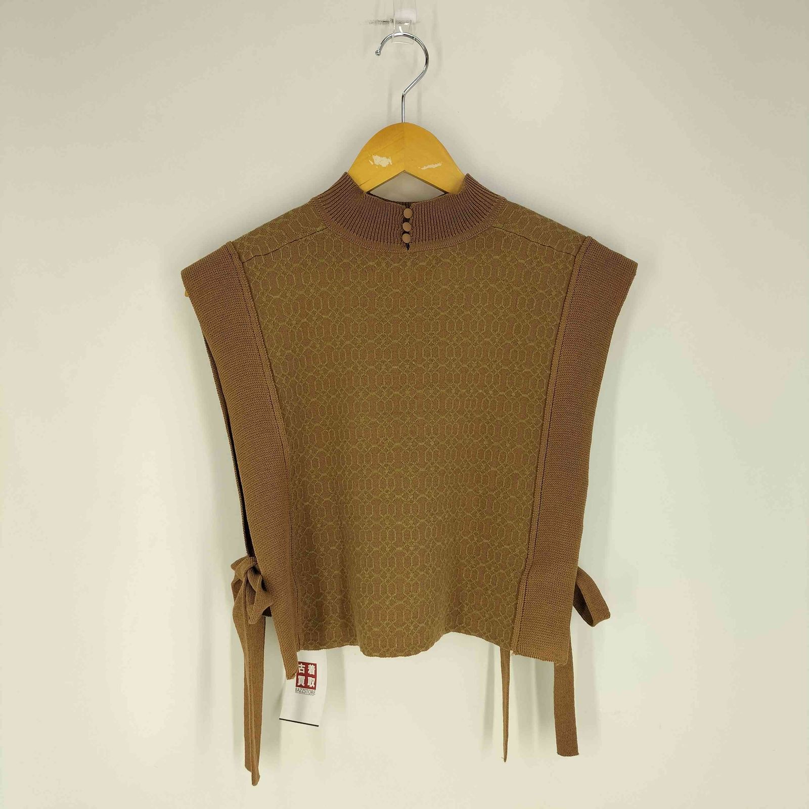 Vest ジャガードパイピングベスト