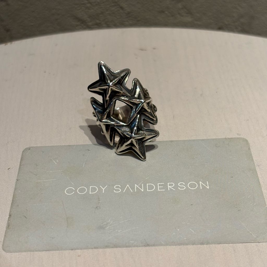 ギャラ付 CODY SANDERSON SOLID STAR RING 16号