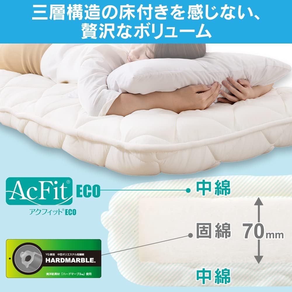 圧縮梱包でお届け セミダブル