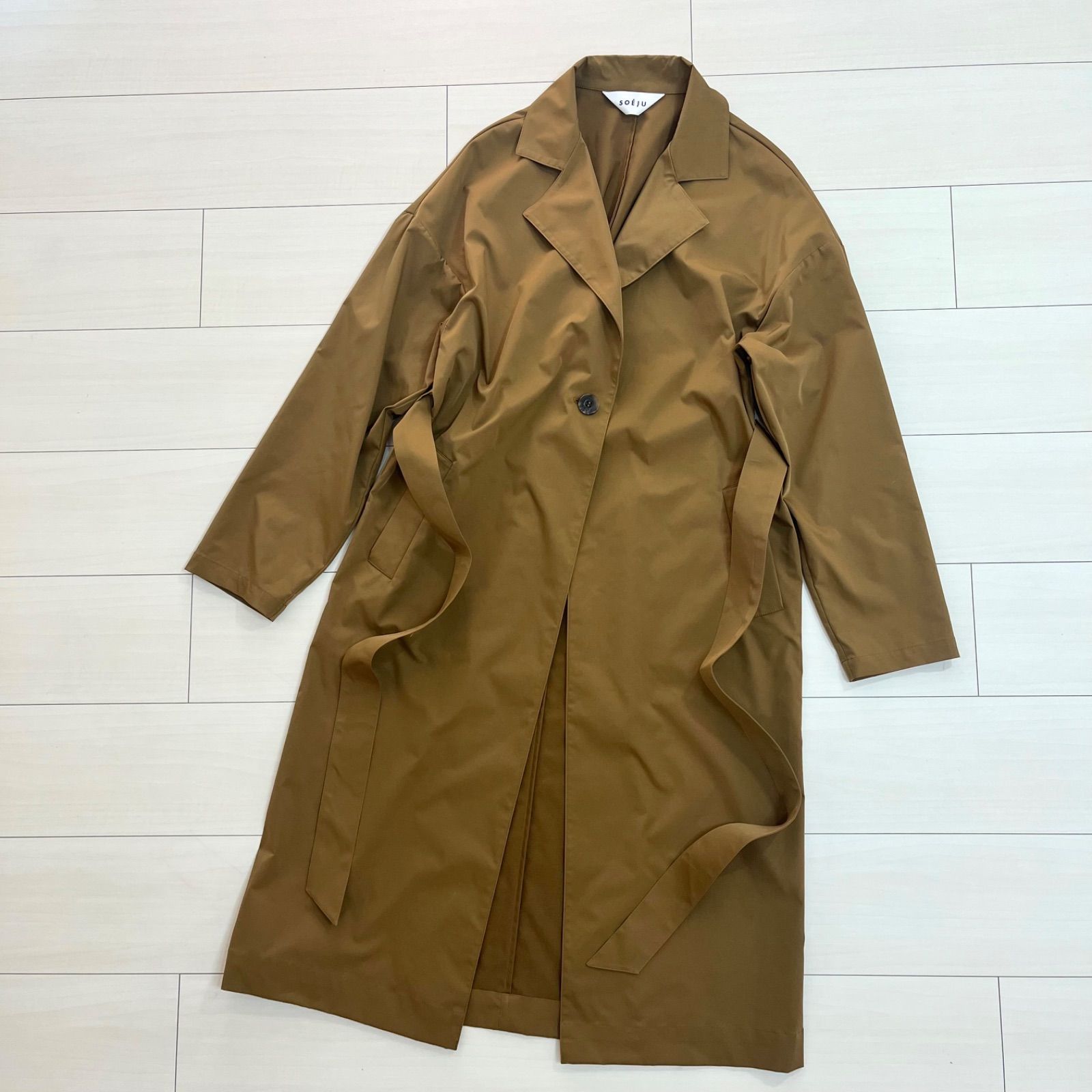 美品 現行品 SOEJU ソージュ リモンタパッカブルコート M - メルカリ