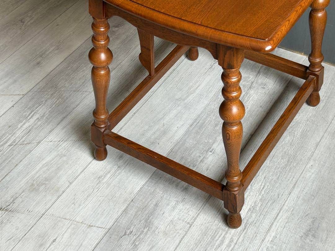 希少ホビンレッグサイドテーブルローテーブルアンティーククラシックSG