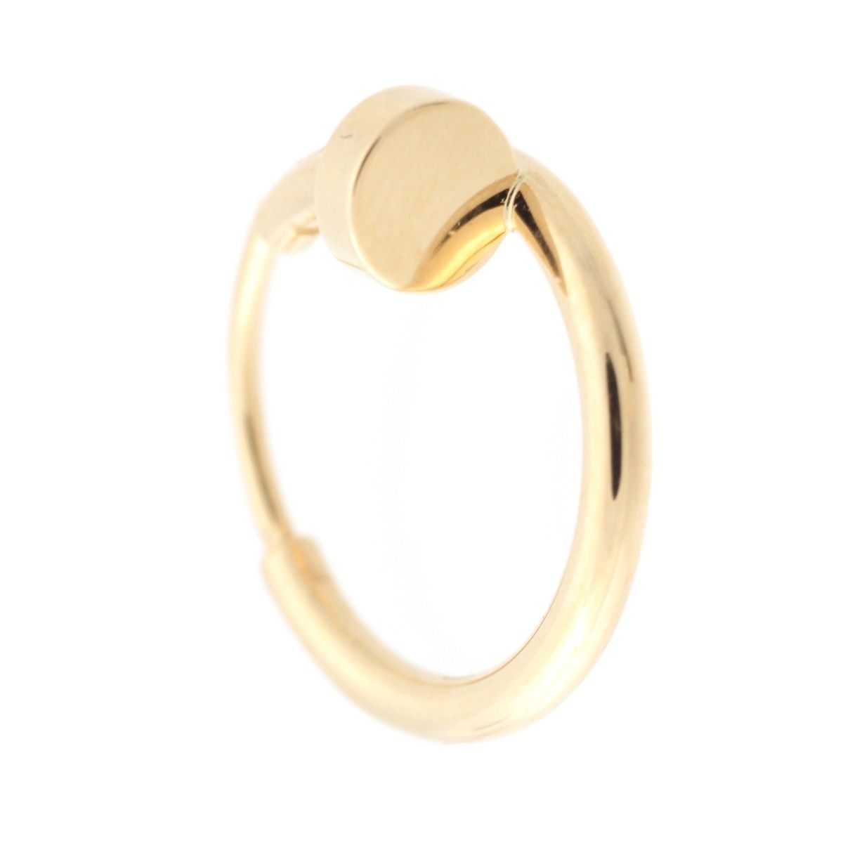 カルティエ 25年 Juste un Clou ジュスト アン クル ピアス ジュエリー Au750 B8301446 イエローゴールド 1.2g