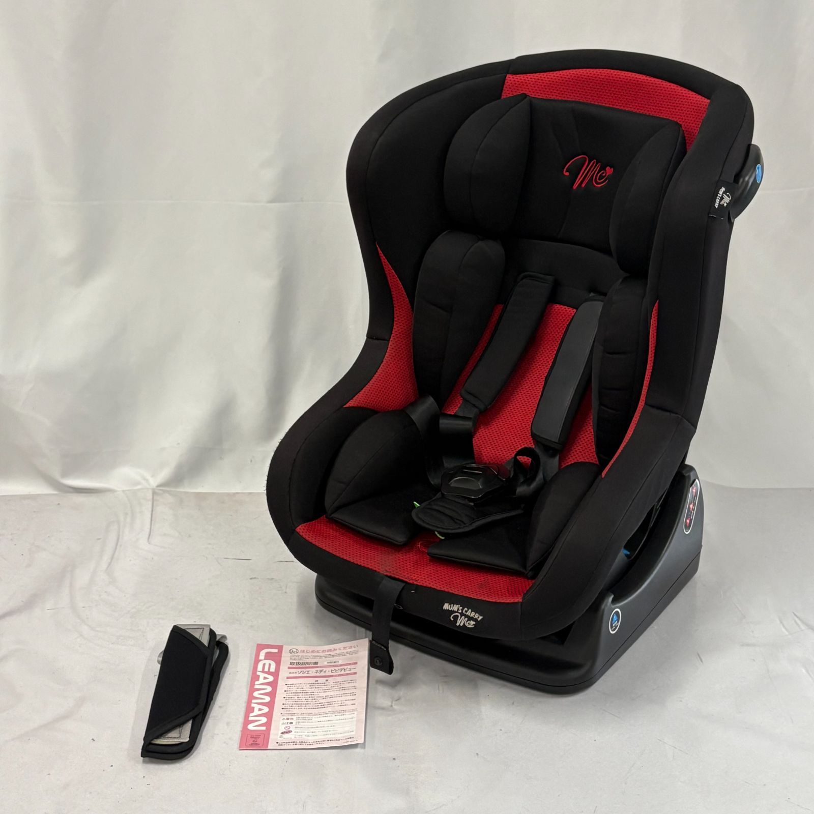 美品 マムズキャリーMC レジェ チャイルドシート LB−363 レッド