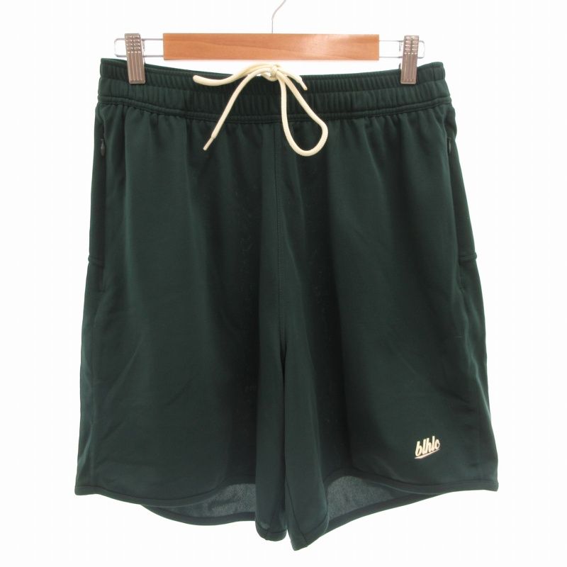 【美品】ballaholic basic zip shorts M 緑 ボーラホリック ballaholic 美品 Basic Zip Shorts ショート