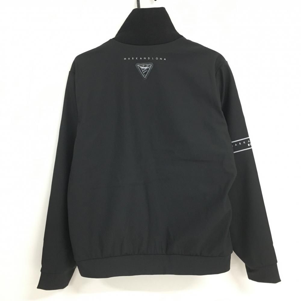 新品】マークアンドロナ 異素材ダウンジャケット 黒 前身頃ダウン