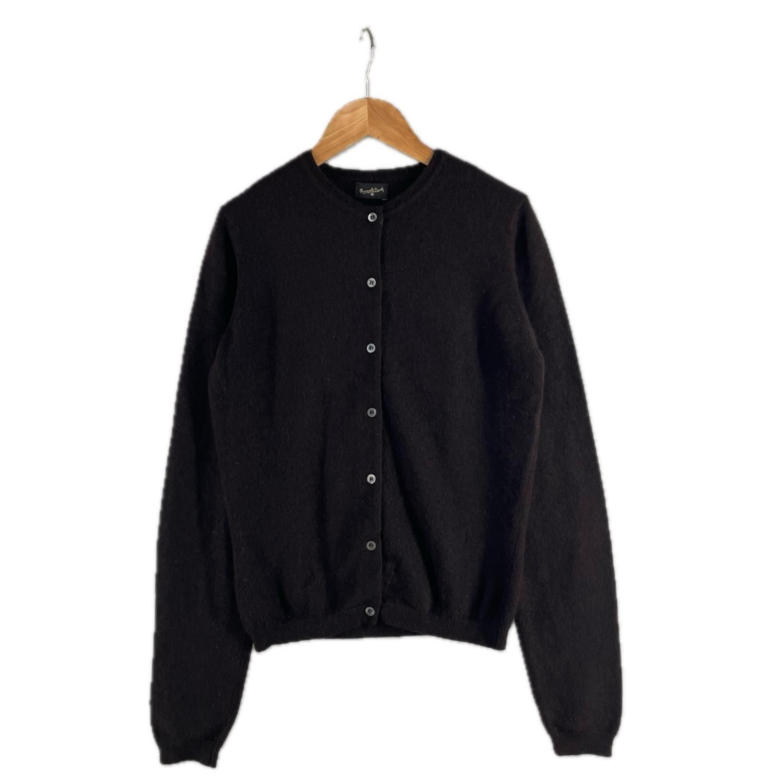 MARGARET HOWELL メンズブラックカーディガン MARGARET HOWELL