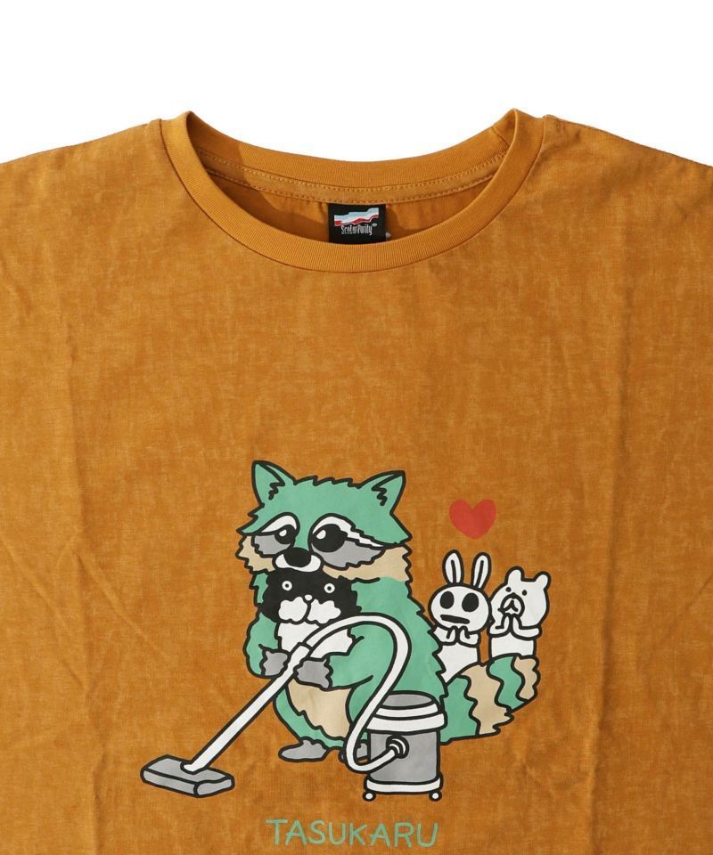 スカラーパリティ　351112：古着風タスカル柄 ロングスリーブTシャツ 351112：古着風タスカル柄 ロングスリーブTシャツの通販-ScoLar