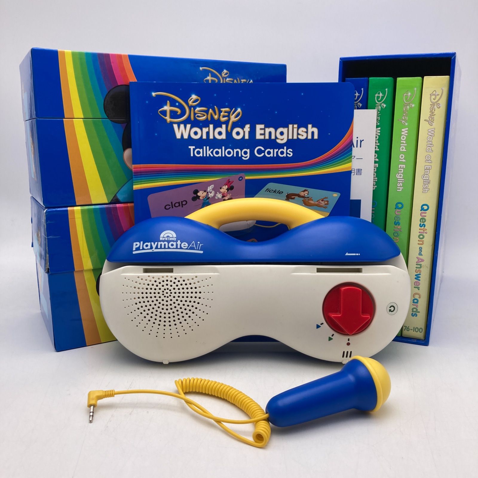 最新 トークアロング Ｑ＆Ａカード ディズニー英語システム DWE 905022