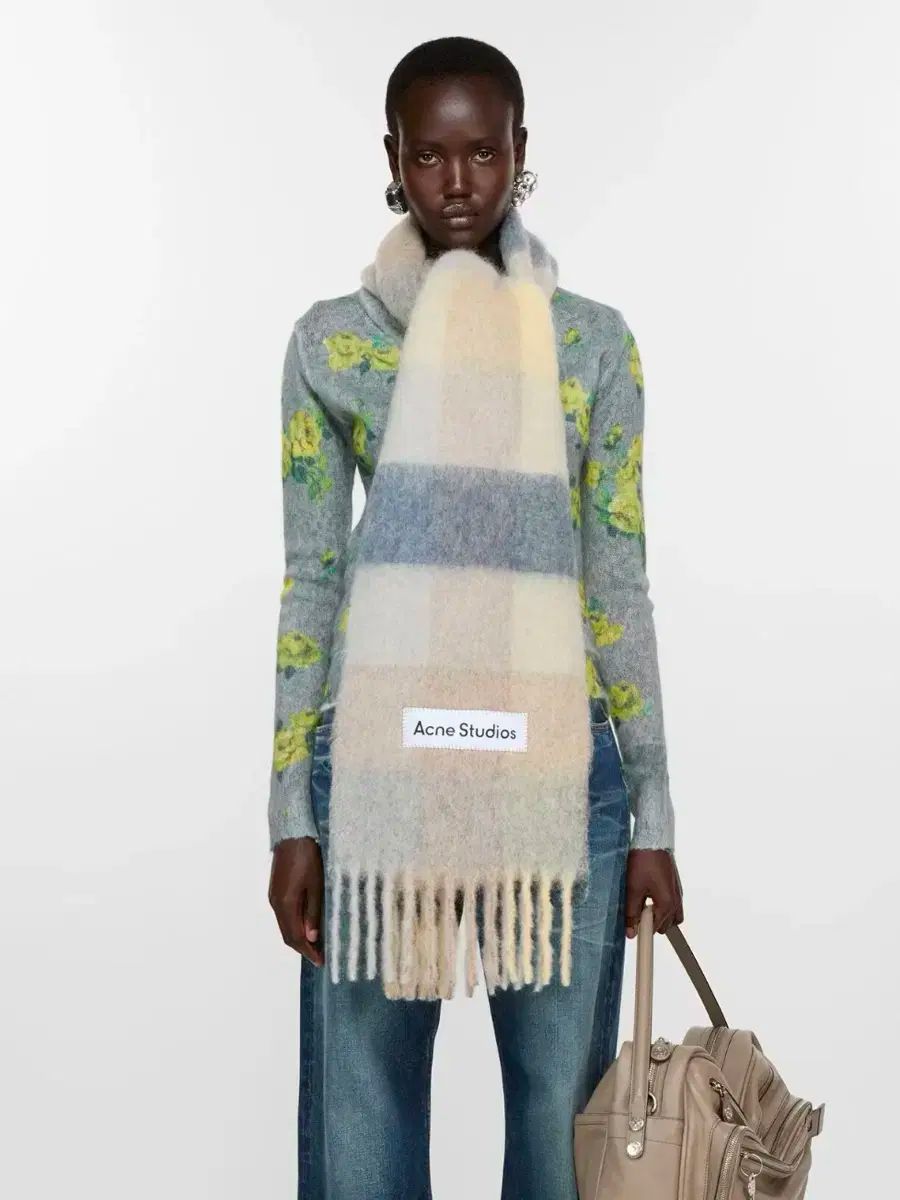 【^_^ 】acne studious チェックマフラー Acne Studios チェック柄マフラー アクネストゥディオズ Acne Studios