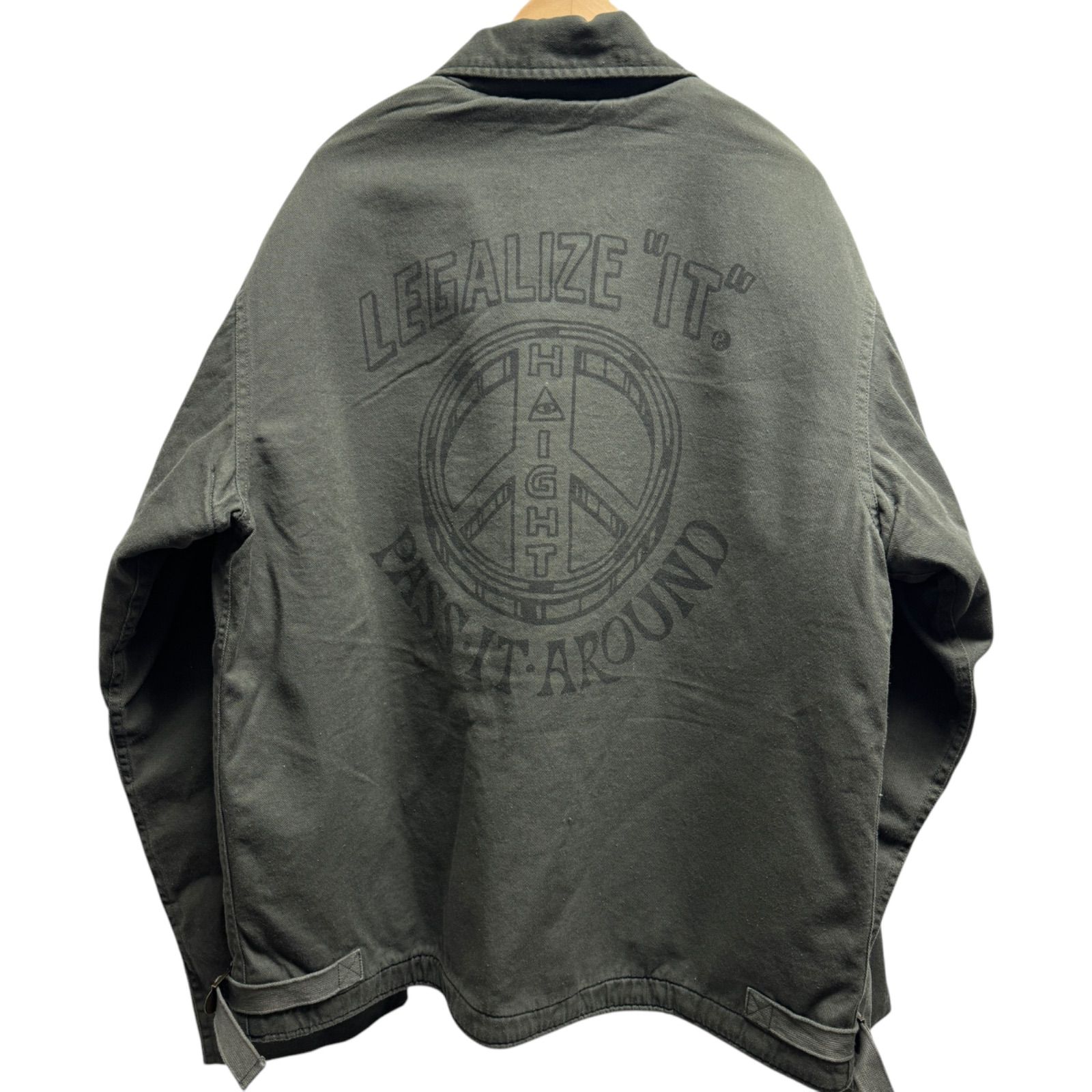 HAIGHT ヘイト Washed Deck Jacket デッキジャケット バックプリント  