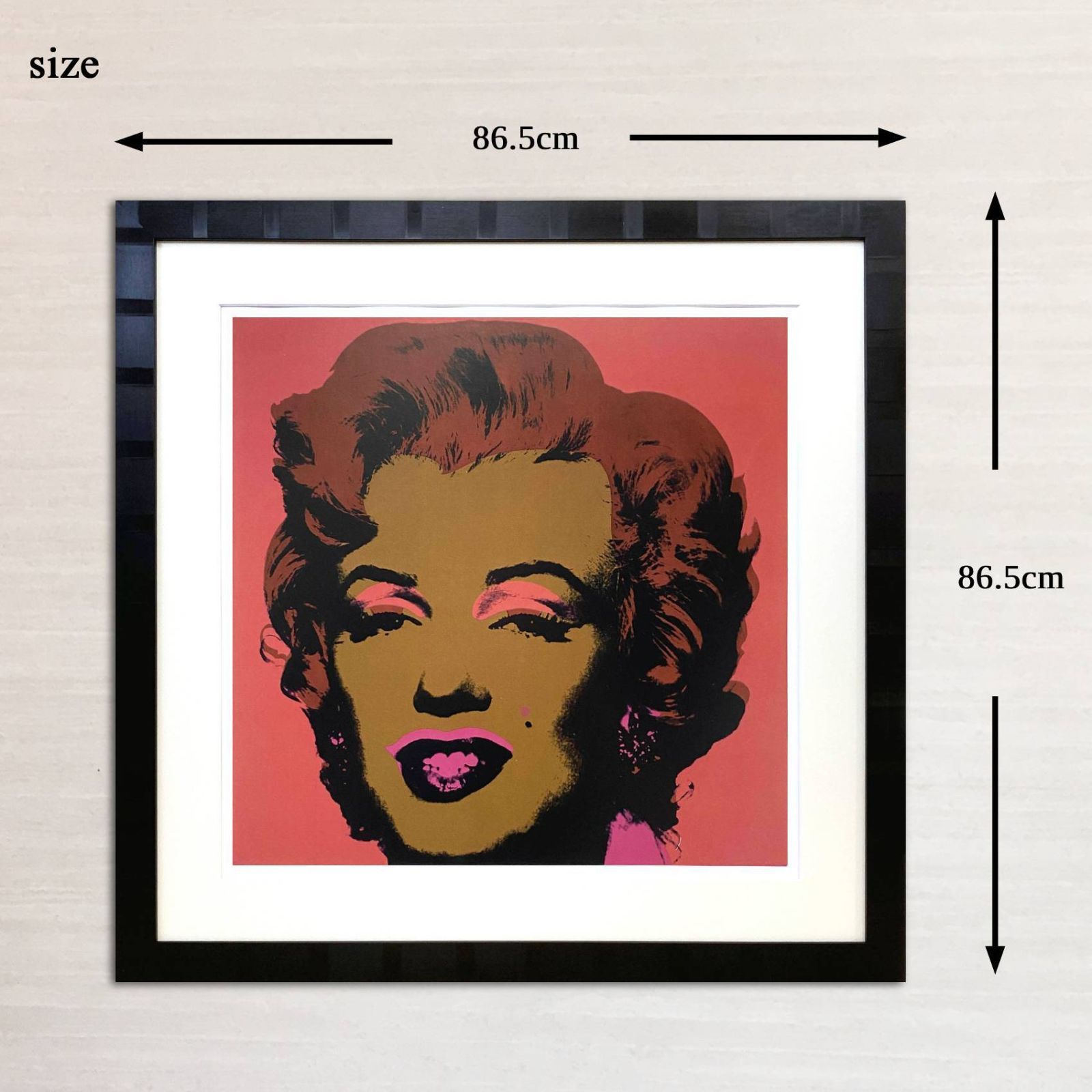 アンディ ウォーホル「マリリン モンロー(オン サーモン)1967