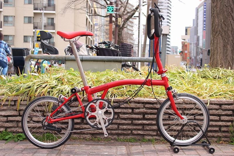 ブロンプトン BROMPTON P6L 16インチ 内装3段外装2段 ミニベロ レッド