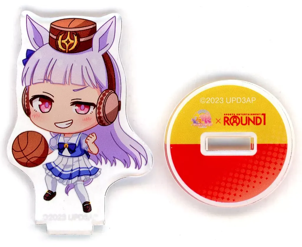 【中古】アクリルスタンド・アクリルパネル ゴールドシップ 「ウマ娘 プリティーダービー Season 3 × ROUND1 ちびキャラトレーディングアクリルスタンド」