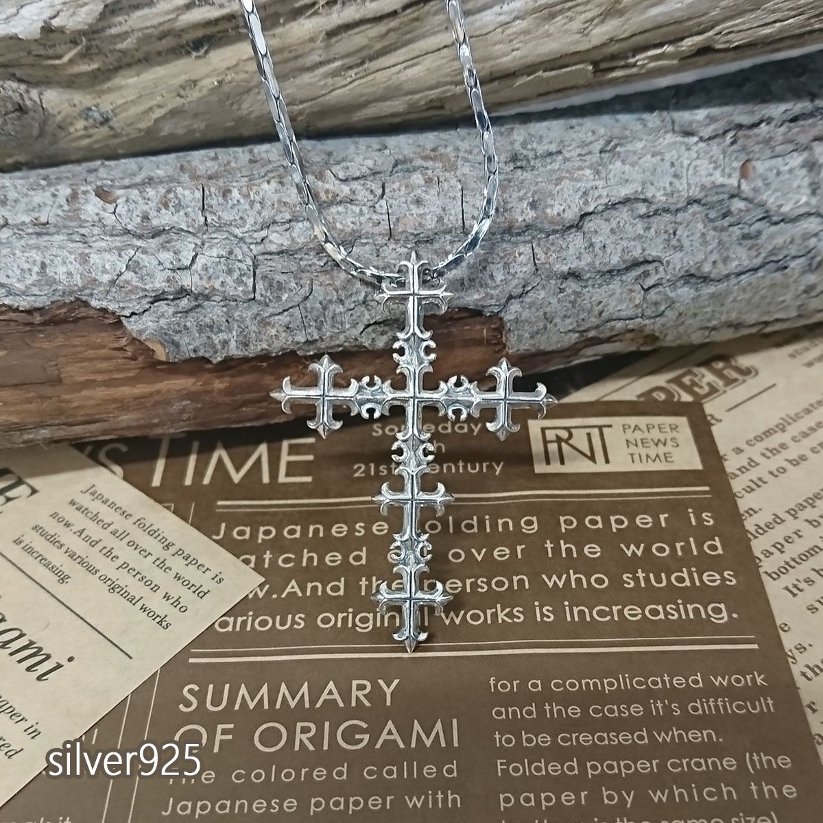 シルバー925 チェーン付き 革ヒモあり シルバーアクセサリー チャーム 