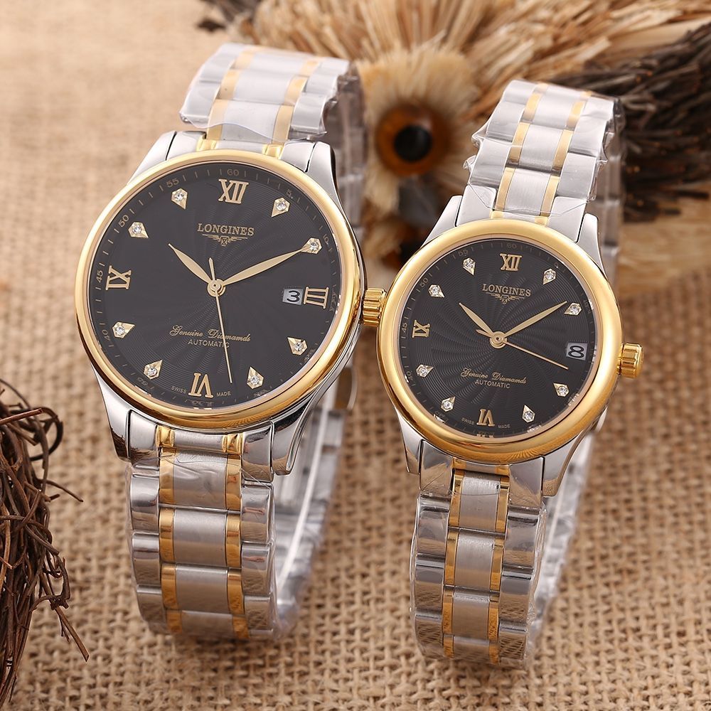 今日特価】LONGINES 3 針名匠シリーズ カップルウォッチ-WTO輸入