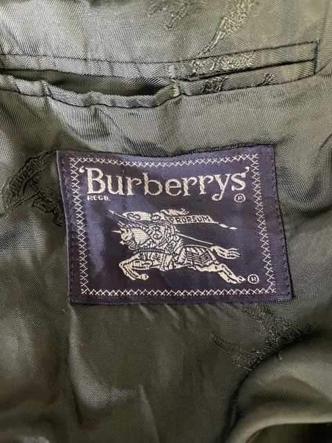 中古】ﾄﾞｲﾂ製 BURBERRYS ﾊﾞｰﾊﾞﾘｰｽﾞ ｳｰﾙ ﾃｰﾗｰﾄﾞ ｼﾞｬｹｯﾄ 2B ﾁｪｯｸ